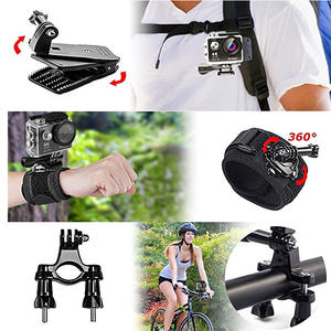 Kit 14-en-1 pour caméra d'action GoPro avec accessoires transfrontaliers, barre de flottabilité, bandeau et supports pour perche à selfie - Product Image 1