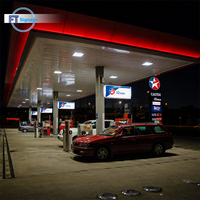 Panneau publicitaire personnalisé en aluminium et acier pour station-service, affichage LED extérieur des prix du carburant, totem publicitaire