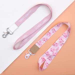 Lanière imprimée style art populaire résistante aux déchirures, motif professeur d'anime, en polyester, avec logo personnalisé, pour porte-clés et bracelet - Product Image 3