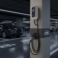 Nouveau chargeur de véhicule électrique AC NECS modèle 3010 7kW 11kW 22kW Type 2 mural 32A/16A IP55 CE RFID WiFi OCPP
