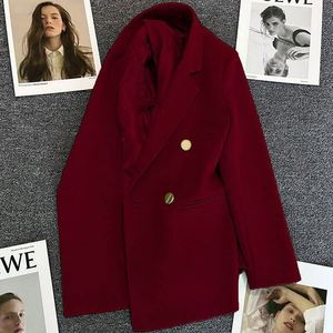 IStapromo Gifts Women Lady Suit Coat Matching <b>Chiffon</b> Three Quarter Sleeve Solid Color <b>Jacket</b> Suit Korean Loose Women's Clothing - Product Image 6