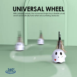 Petcore IOT CX15 Giocattolo Elettrico Intelligente con Laser e Piuma in Plastica, Teaser Automatico per Gatti e Cani - Intrattenimento con Motivo Cartone Animato Contro la Noia - Product Image 4