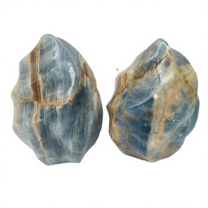 Cristal de Ónix Azul Hexagonal Natural Pulido a la Antorcha para Sanación y Decoración de Halloween, Venta al Por Mayor - Product Image 2