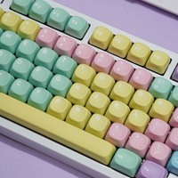 PBT Dye-Sublimated Keycaps Set Korean Brazilian Portuguese Russian Bopomofo European-Style Split 7U Spacebar Best-Selling