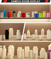 Máquina de Moldeo por Inyección y Soplado de HDPE/PP con Control PLC para Producción Automática de Botellas de Champú