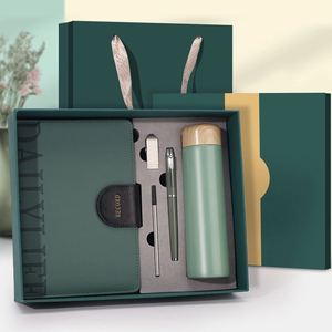 Nouvel ensemble cadeau d'entreprise de luxe personnalisé : carnet A5 avec stylo, tasse thermos USB, pour événements d'entreprise, réunions, cadeau d'entreprise original - Product Image 2