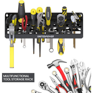 <b>Wall</b>-<b>mounted</b> tool rack, screwdriver holder, pliers organizer, wrench organizer, multi-functional <b>shelf</b> for small hand tools - Product Image 3