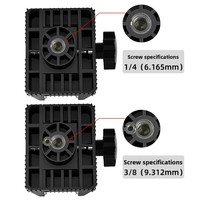 Adaptateur de trépied universel en aluminium, pince de précision pour la chasse et le tir, support de tir, pince de selle
