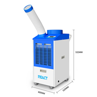 Climatiseur mobile portable populaire du Japon 12000 BTU/h, refroidissement rapide par compresseur, utilisation intérieure/extérieure pour usine de fabrication