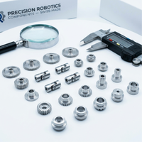 Componentes de Latón, Aluminio 7075 y Acero Inoxidable Mecanizados con Precisión CNC para Robótica Humanoide con Servicios OEM Personalizados