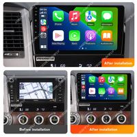 MEKEDE 8G+128G Autoradio GPS avec Car-play pour Toyota Tundra 2007-2013 Autoradio AM FM Caméra 360° Mirror Link Lecteur Android pour voiture