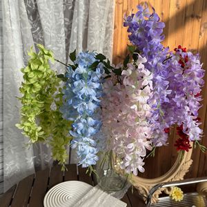 Flores Artificiales de Glicinia Jinxi, 3 Cabezas, Arreglo Floral de Seda, Decoración para Bodas, Fotografía al Aire Libre, Accesorios - Product Image 1