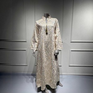 Abito da Sera Etnico per Donne Musulmane, Ricamato con Paillettes, Abbigliamento alla Moda ------ # Abaya, Caftano, Tunica, Vestito Modesto Etnico - Product Image 2