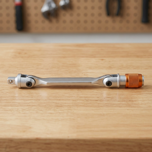 ITA Tools Fournisseur Taïwanais ODM OEM Adaptateur Professionnel DIY Double Tête Flexible à Dégagement Rapide 1/4" Acier S2 Sablé - Product Image 1