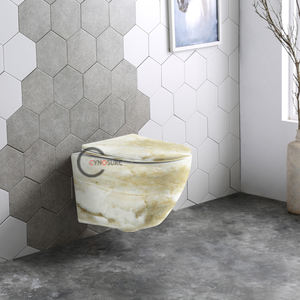 Inodoro de Cerámica de Una Pieza Suspendido en la Pared, Sanitario WC, Taza de Inodoro para Baño, Venta Caliente - Product Image 3