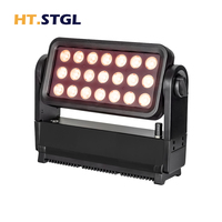 Projecteur LED RGBW DMX512 extérieur étanche IP65 15W en aluminium pour éclairage architectural, concerts, événements, fêtes, mariages, discothèques et clubs