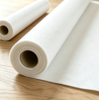 Tapis auto-adhésif non tissé blanc anti-salissure pour la protection des sols, idéal pour la rénovation et la décoration intérieure – Fournisseur direct usine