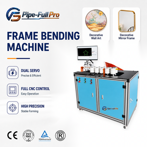 เครื่องดัดมุมโครงอะลูมิเนียมแบบสองทิศทาง CNC เซอร์โว มัลติโรลเลอร์ สำหรับกระจก รูปภาพ งานตกแต่งผนัง กรอบรูป - Product Image 1