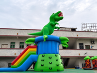 Château gonflable commercial pour parc d'attractions, événement de carnaval, fournisseur de châteaux gonflables