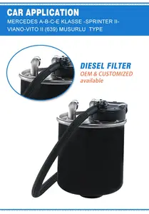 Filtro Diesel dei ricambi Auto per 6460920001 WK820/1 H140WK01 KL313