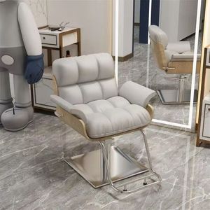 Sillas de peluquería de lujo de alta gama K - sillas especiales con elevación y rotación para cortes de pelo, barbería y estética de celebridades - Product Image 5