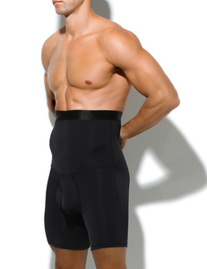 Fajas para <span class=keywords><strong>hombre</strong></span> Cintura alta Barriga <span class=keywords><strong>Abdomen</strong></span> Pierna <span class=keywords><strong>Control</strong></span> Pantalones cortos Adelgazante Body Shaper Ropa interior <span class=keywords><strong>Boxer</strong></span> Brief - Product Image 1