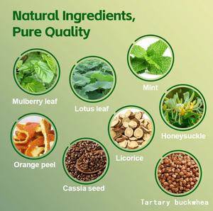 Teh Herbal organik daun Mint murbei kantong teh Licorice bau mulut teh bening untuk peningkatan napas bersertifikat Halal - Product Image 3