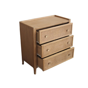 Solution de rangement compacte pour une chambre soignée Collection de chambres à coucher Bella économisant de l'espace Coffre à 3 tiroirs pour le marché mondial - Product Image 4
