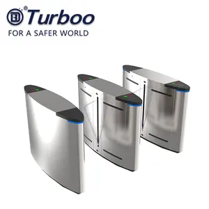 Flap Type Turnstile Flap Type Barrier Gate Turnstile Nfc Passage Entrance Control System