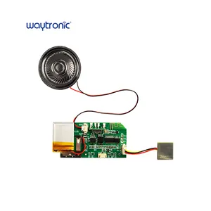 Modul Sensor Lampu Sirkuit Kartu Ucapan Musik MP3 DIY Modul IC Kartu Hadiah Ulang Tahun dengan Perekaman