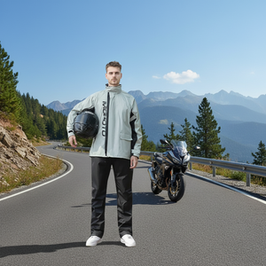 Completo Impermeabile Resistente ed Ecologico per <span class=keywords><strong>Moto</strong></span> (Giacca e Pantaloni) - Product Image 1