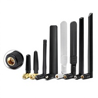 Antenne Paddle Synthétique Bi-bande 2,4G/5,8G Noire Pliable pour Antenne Pigtail pour Routeurs Wi-Fi