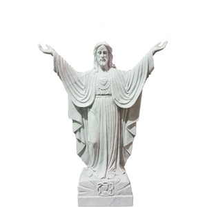 Customized <b>White</b> Marble Virgin Mary Holding Grabstein Baby Jesus Sculpture MSF1012 <b>White</b> Marble Virgin Mary Promotion Lis - Product Image 4