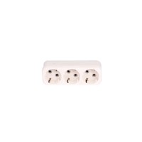 Adaptateur de prise de rallonge 3 voies 2 broches de style européen