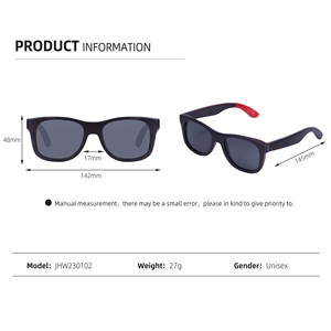 Gafas de Sol Unisex de Madera con Diseño de Tabla de Skateboard de Arce Negro, Polarizadas para Adultos - Product Image 5
