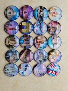 Creatie Travel Souvenirs Etiqueta magnética <span class=keywords><strong>Seychelles</strong></span> Maldivas Hawaii Países Bajos Imagen personalizada Imán de nevera vintage - Product Image 3