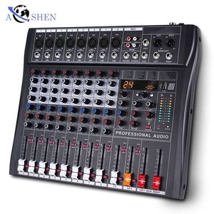 Mixer de Áudio Digital Profissional de 8 Canais DSP Controlador de Efeitos para Palco KTV <span class=keywords><strong>DJ</strong></span> - Product Image 3