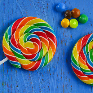 <span class=keywords><strong>Haribo</strong></span> Bonbons 50g Tablet Candy Loly Pop Piruletas giratorias coloridas Tablero ondulado Caramelos Lollypop Candy - Product Image 3