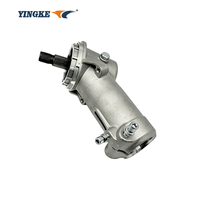 Tête de coupe universelle transfrontalière à 9 dents ADC12 38mm pour débroussailleuse, boîte de vitesses modèle YK-2037 argentée, rapport de vitesse 10:14, OEM/ODM