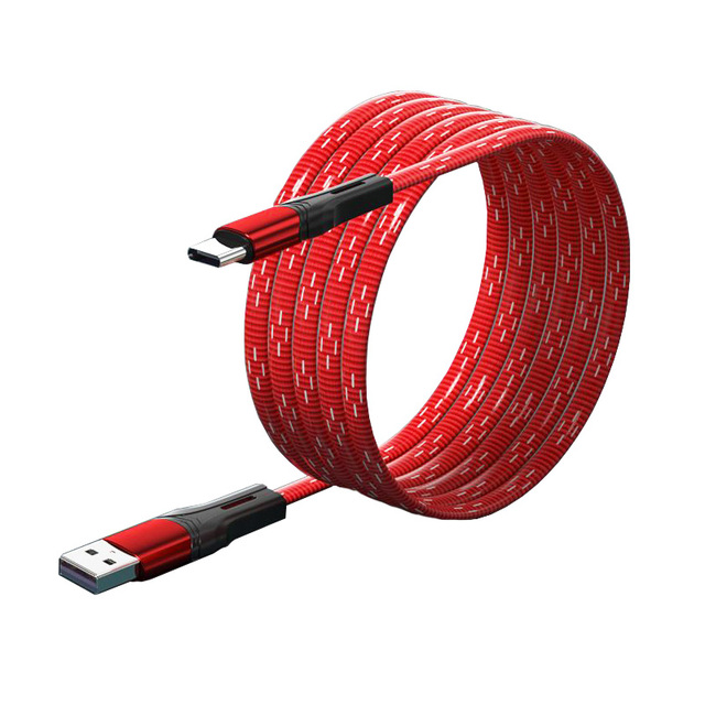3ft Flat Nylon Braided Usb Cable Usb-c Micro Cable TYPE-C Mobile Fast Charging Data Cable for Iphone