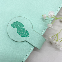 Journal rechargeable en cuir Agenda A5 Carnet avec fermoir