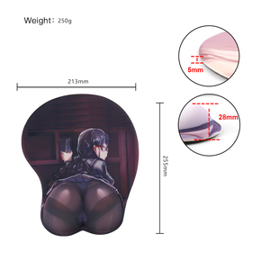 แผ่นรองเมาส์ซิลิโคนรองข้อมือ3D การ์ตูนอะนิเมะสุดสร้างสรรค์แบบใหม่ - Product Image 6