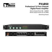 Amplificateur de puissance audio numérique de classe D professionnel 800 Watts 8 Ohms Métal 4 canaux Audio haute résolution