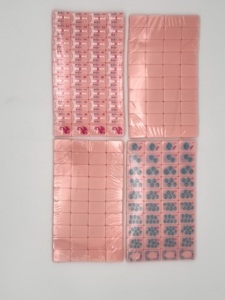 Ensemble de tuiles de mahjong rose de luxe - Style américain, rose vif et rose duveteux, design <span class=keywords><strong>Paris</strong></span>, ensemble de jeu complet pour adultes - Product Image 2