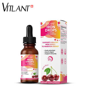 Kustomisasi kelas makanan liar ekstrak kulit lidah buaya pelarut ekstrak Vitamin kompleks penetes cair suplemen 0.5 dalam botol - Product Image 1