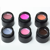 Gel UV pour Ongles - Extension de Gel Solide Couleur Unie Longue Durée 10ml - Gels de Construction Durables