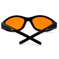 Lunettes de protection professionnelles contre les rayons UV pour lampes UV à longueur d'onde de 190 nm à 490 nm, lunettes de sécurité laser bloquant la lumière bleue UVC