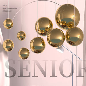 Fabrikpreis 201 430 304 310S 303 Spiegel-Metallkugeln Titan Aluminium Edelstahl Gold Hohle Dekorative Kugeln - Product Image 5