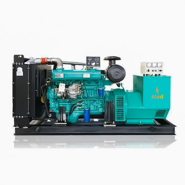 By weiyai Generator Diesel daya 15KW 18kva, Generator Diesel bingkai terbuka 1500rpm 3 fase 220v 50Hz/ 60 Hz 20A hingga 7000A AL-W15