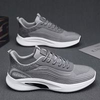 Zapatos Deportivos para Hombre Hongyan, Parte Superior de Malla Transpirable, Tendencia de Moda, con Cordones, Ligeros, Suela Suave, Casuales